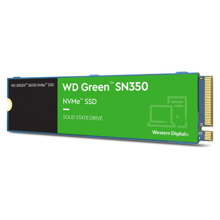 DISQUE DUR SSD INTERNE WESTERN DIGITAL GREEN SN350 500GO M.2 NVME