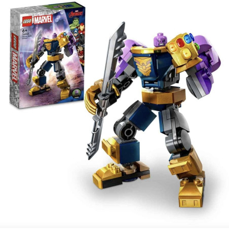 LEGO 76242 MARVEL L’ARMURE ROBOT DE THANOS FIGURINE AVENGERS