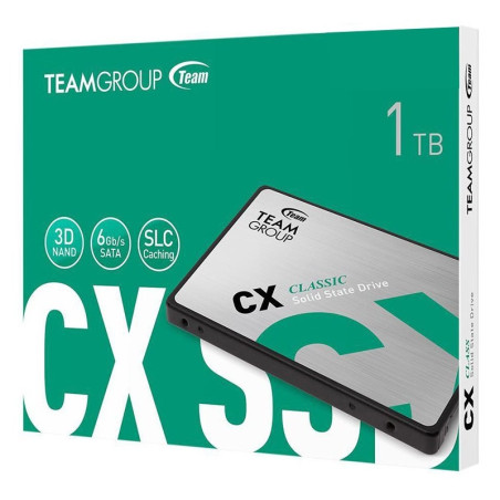 DISQUE DUR INTERNE TEAM GROUP CX2 STD SATA3 1TB SSD 2.5"