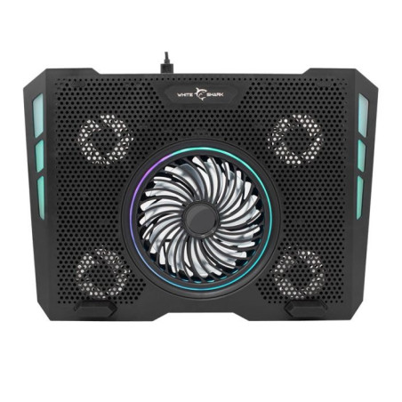 REFROIDISSEUR GAMER WHITE SHARK AURORA POUR PC PORTABLE 17.3" (GCP-13)