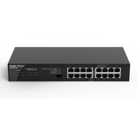 SWITCH RUIJIE 16 PORTS 10/100 MBPS (RG-ES116G)