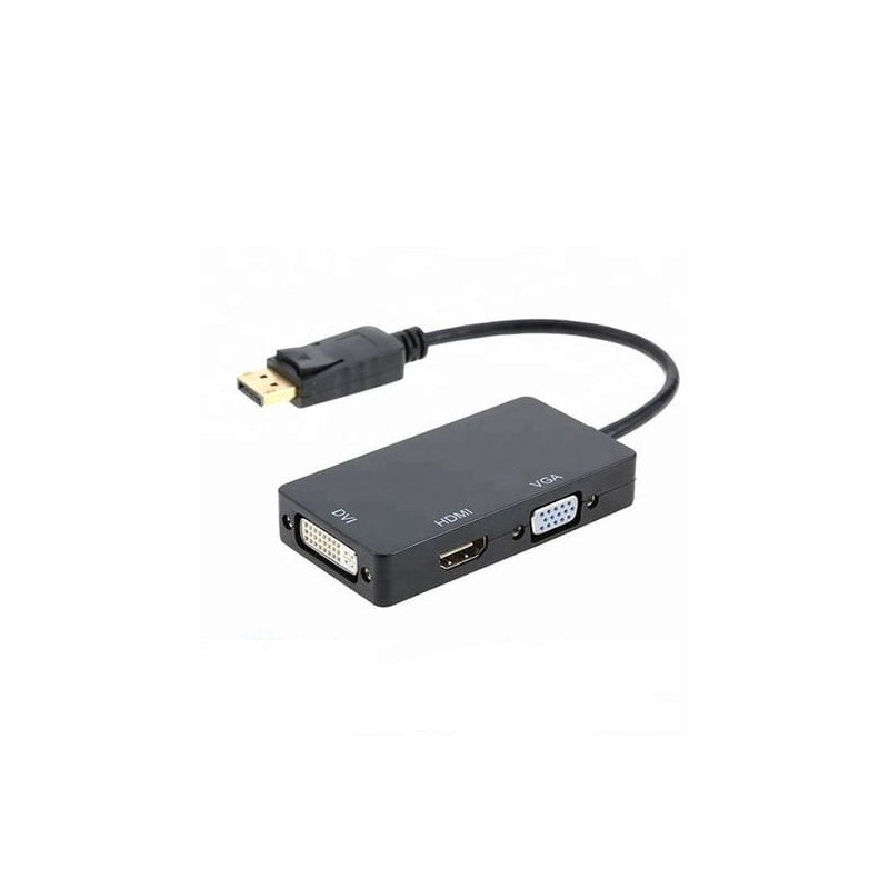ADAPTATEUR DISPLAYPORT TO HDMI + VGA + DVI