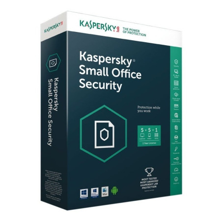 ANTIVIRUS KASPERSKY SMALL OFFICE SECURITY 5 POSTES + 1 SERVEUR