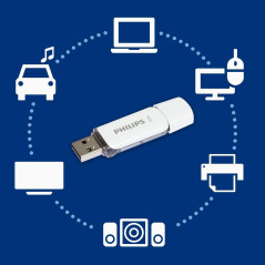 FLASH DISQUE PHILIPS 32G USB 2.0