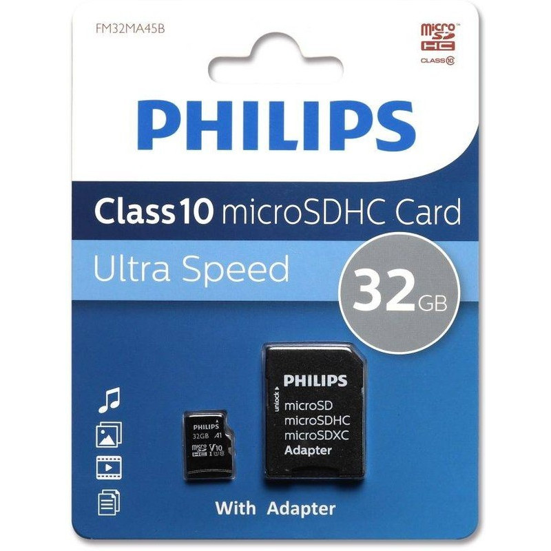 CARTE MEMOIRE PHILIPS 32GB