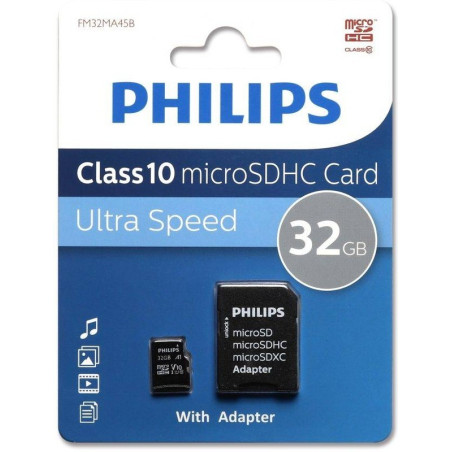 CARTE MEMOIRE PHILIPS 32GB