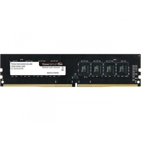 BARRETTE MÉMOIRE BUREAU TEAMGROUP 16 GO DDR4 3200 MHZ