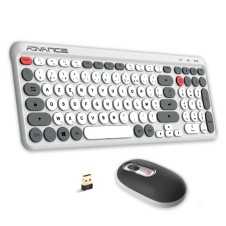 COMBO ADVANCE ELITE ERGOSTYLE SOURIS + CLAVIER