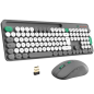 COMBO ADVANCE ELITE PEPS SOURIS + CLAVIER SANS FIL / GRIS