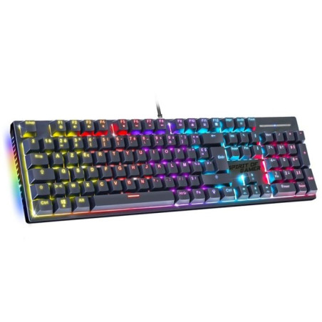 CLAVIER GAMER FILAIRE SPIRIT OF GAMER XPERT-K250 RGB SWITCH ROUGE