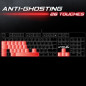 CLAVIER GAMER FILAIRE SPIRIT OF GAMER XPERT-K250 RGB SWITCH ROUGE