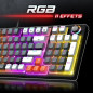 CLAVIER GAMER FILAIRE SPIRIT OF GAMER XPERT K350 RGB SWITCH MARRON