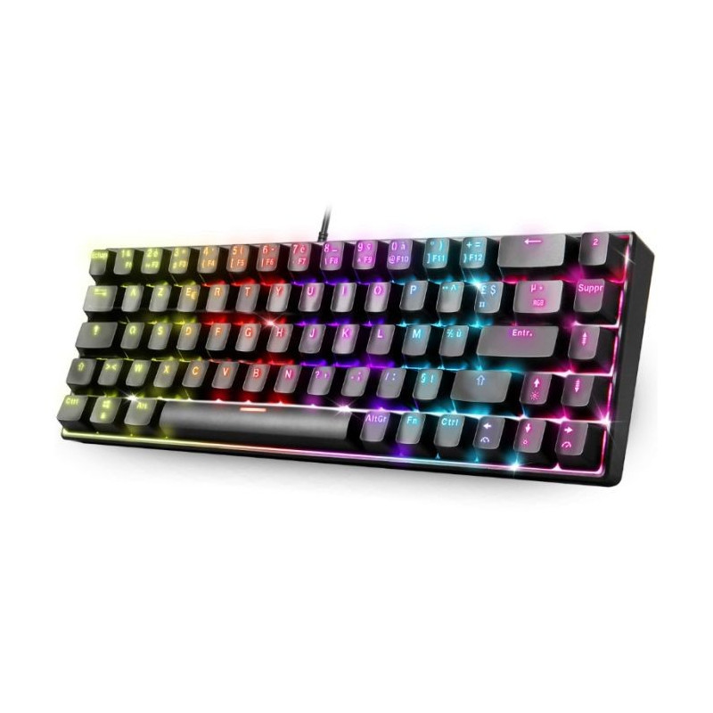 CLAVIER GAMER SPIRIT OF GAMER XPERT K150 RGB SWITCH BLEU-NOIR