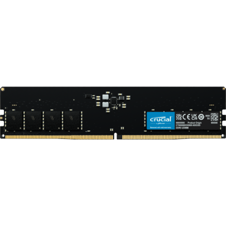 BARRETTE MEMOIRE BUREAU CRUCIAL 16GB DDR5 5600MHZ