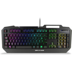 CLAVIER GAMING SEMI-MÉCANIQUE RGB SPIRIT OF GAMER ELITE-K40