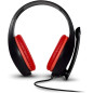 Micro Casque Gamer Filaire SPIRIT OF GAMER PRO NH5 - Noir&Rouge