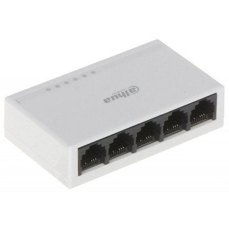 SWITCH DAHUA DH-PFS3005-5ET-L / 5 PORTS 10/100 MBPS