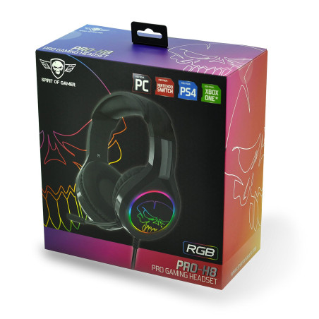 Casque Micro Gaming Spirit of Gamer Pro H8 LED RGB