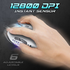 SOURIS GAMER FILAIRE SPIRIT OF GAMER PRO-M4 ULTRA LIGHT - BLANC