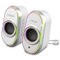 Haut-parleur Gamer Sans Fil SPIRIT OF GAMER Fanatic 500 RGB - Blanc