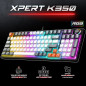 CLAVIER SANS FIL XPERET-K350 SPIRIT OF GAMER (Blanc)