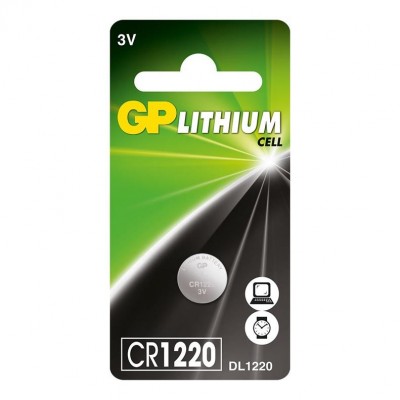 PILE GP LITHIUM CR1220 BP1 3V