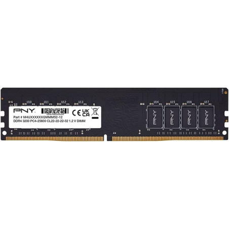 BARRETTE MEMOIRE BUREAU PNY DDR4 8GB 3200 MHZ