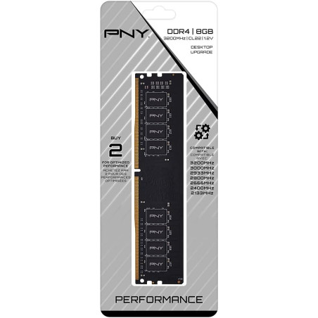BARRETTE MEMOIRE BUREAU PNY DDR4 8GB 3200 MHZ