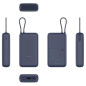 POWER BANK XIAOMI 33W 20000MAH (CÂBLE INTÉGRÉ) - BLEU GARB POWER BANK XIAOMI 33W 20000MAH (CÂBLE INTÉGRÉ) - BLEU GARB