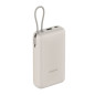 POWER BANK XIAOMI 33W 20000MAH (CÂBLE INTÉGRÉ) - BEIGE GARB