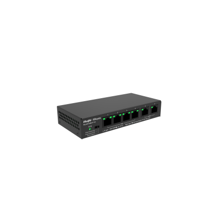 SWITCH RUIJIE 6 PORTS POE 10/1000 MBPS (RG-ES106D-P V2)