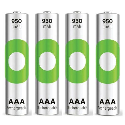 4 X PILES RECHARGEABLES GP...