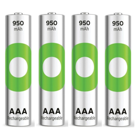 4 X PILES RECHARGEABLES GP 1.2V AAA 950MAH