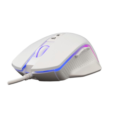 SOURIS GAMER WHITE SHARK GARETH / BLANC / RGB (GM-5009)
