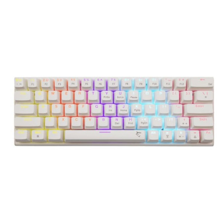 CLAVIER GAMER FILAIRE WHITE SHARK WAKIZASHI 2 US - BLANC