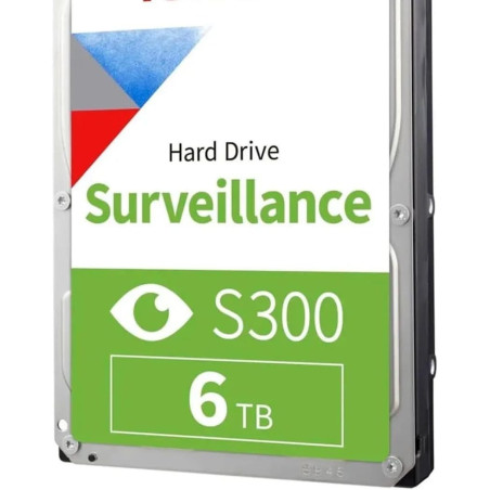 DISQUE DUR INTERNE 3.5" POUR VIDEO SURVEILLANCE TOSHIBA S300 - 6 TO