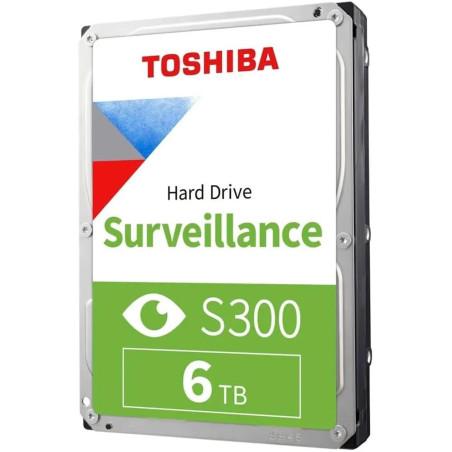 DISQUE DUR INTERNE 3.5" POUR VIDEO SURVEILLANCE TOSHIBA S300 - 6 TO