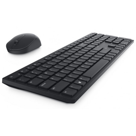ENSEMBLE CLAVIER ET SOURIS SANS FIL DELL QWERTY KM5221W / NOIR