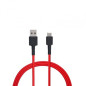 MI BRAIDED USB TYPE-C CABLE 100CM - ROUGE