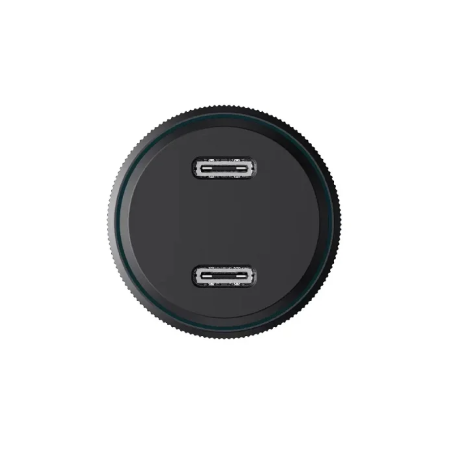 CHARGEUR ALLUME CIGARE ALUMINIUM HAVIT CC2014 / DOUBLE USB-C