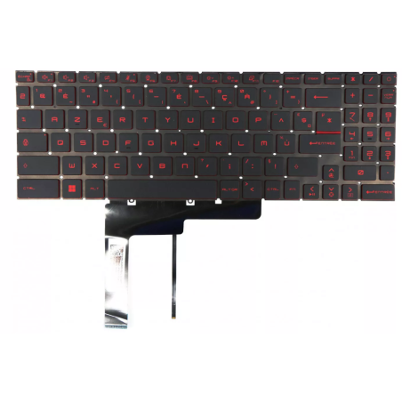 CLAVIER MSI KATANA GF66 GF76 GL66 GL76 AZERTY RED BACKLIT