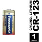 PILE PANASONIC CR123 AL 3V LITHIUM