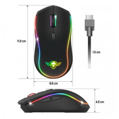 SOURIS GAMER SANS FIL SPIRIT OF GAMER PRO M9 RGB - NOIR
