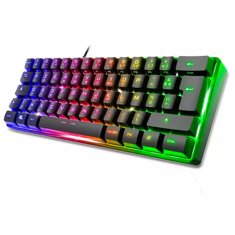 CLAVIER GAMER SEMI MÉCANIQUE SPIRIT OF GAMER PRO-K2 DARK TKL CLAVIER GAMER SEMI MÉCANIQUE SPIRIT OF GAMER PRO-K2 DARK TKL