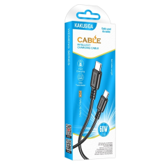 CABLE CHARGEUR KAKUSIGA TYPE C-TYPE C 60W