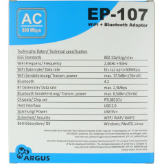 CLE WIFI ET BLUETOOTH ARGUS EP-107