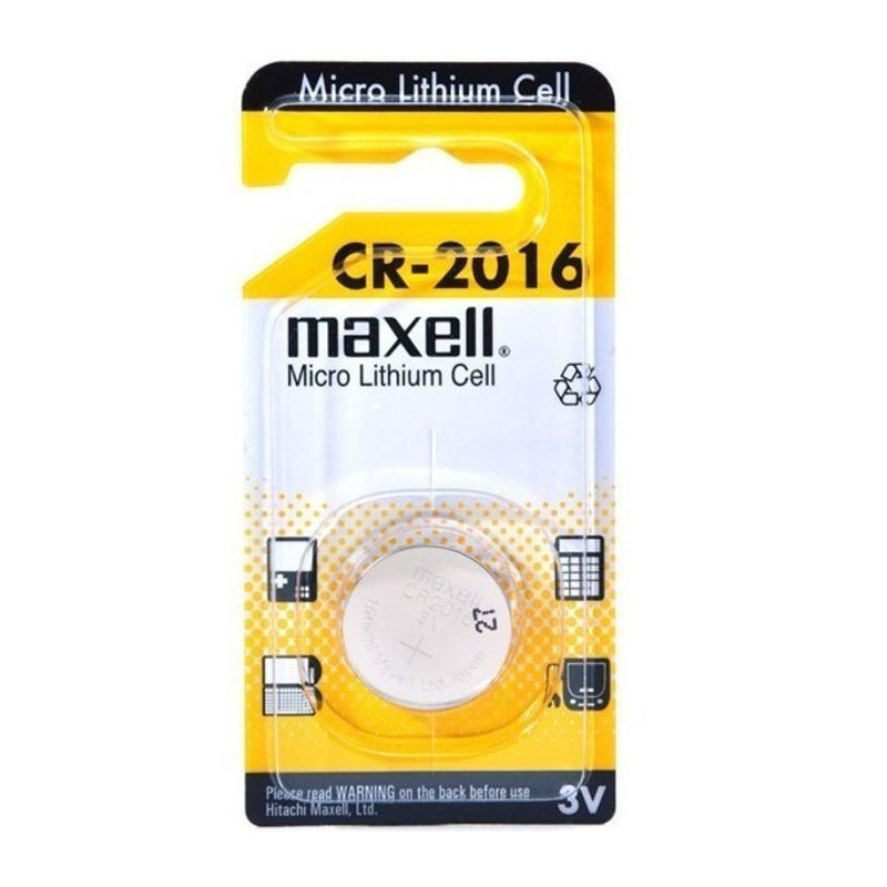 PILE MAXELL MICRO LITHIUM CELL CR2016 3V PILE MAXELL MICRO LITHIUM CELL CR2016 3V
