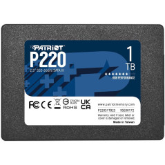 DISQUE DUR INTERNE SSD PATRIOT P220 2.5" SATA III / 1TO