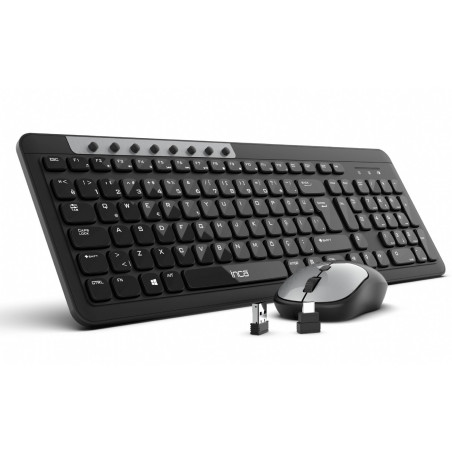 ENSEMBLE CLAVIER & SOURIS INCA SANS FIL AZERTY ARABISE IWS-599