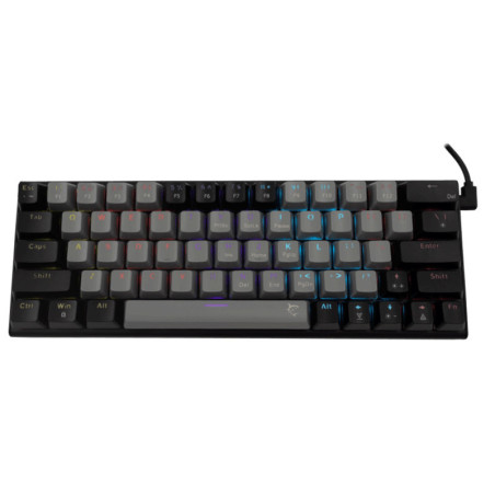 CLAVIER GAMING WHITE SHARK WAKIZASHI GK-002111 BLACK GREY RED